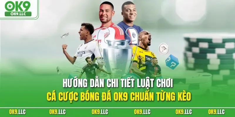 Hướng dẫn chi tiết luật chơi cá cược bóng đá OK9 chuẩn từng kèo