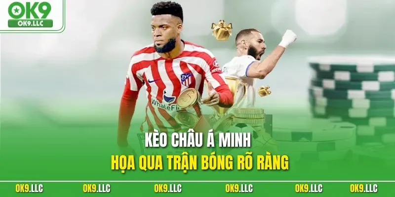 Kèo châu Á minh họa qua trận bóng rõ ràng